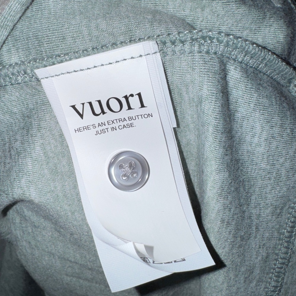 Vuori- Strato Tech Polo- agave green heather- read measurements - Picture 4 of 8